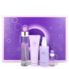 Perry Ellis 360 Purple by Perry Ellis Gift Set -- 3.4 oz Eau De Parfum Spray + .25 oz Mini EDP Spray + 4 oz Body Mist Spray + 3 oz Shower Gel for Women - AuFreshScents.com
